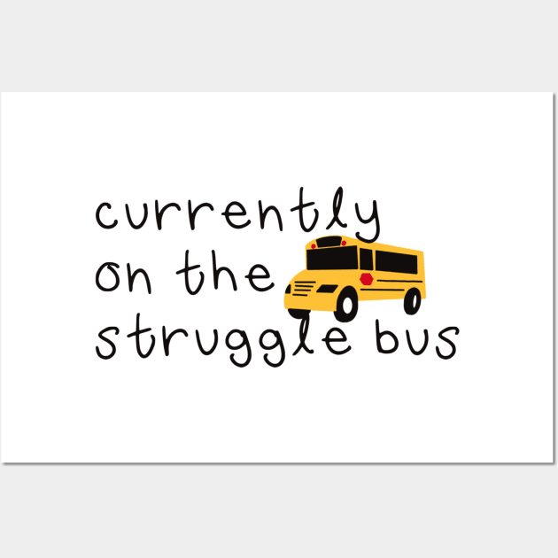 Struggle Bus Wall Art by Origami Sticker Co.